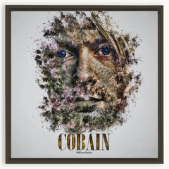 Kurt Cobain Ink Smudge Style Art Print