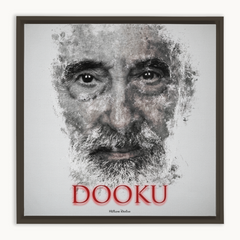 Christopher Lee as Count Dooku Ink Smudge Art Art Print