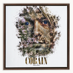 Kurt Cobain Ink Smudge Style Art Print