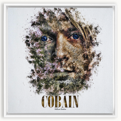Kurt Cobain Ink Smudge Style Art Print