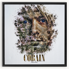 Kurt Cobain Ink Smudge Style Art Print