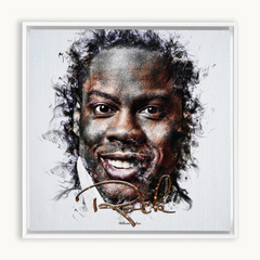 Chris Rock Ink Smudge Style Art Print