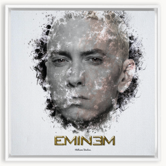 Eminem Ink Smudge Style Art Print