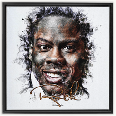 Chris Rock Ink Smudge Style Art Print