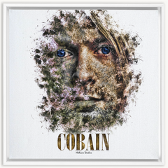 Kurt Cobain Ink Smudge Style Art Print