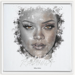 Rihanna Ink Smudge Style Art Print