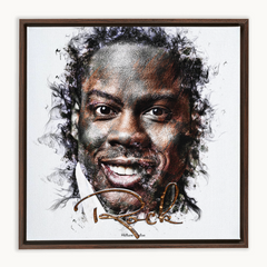 Chris Rock Ink Smudge Style Art Print