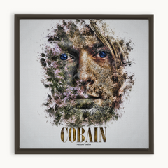 Kurt Cobain Ink Smudge Style Art Print