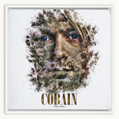 Kurt Cobain Ink Smudge Style Art Print