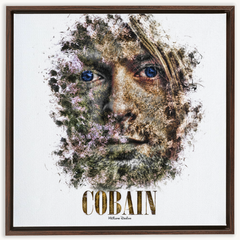 Kurt Cobain Ink Smudge Style Art Print