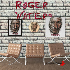 Roger Waters Ink Smudge Style Art Print Artwork