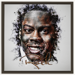 Chris Rock Ink Smudge Style Art Print