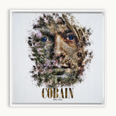 Kurt Cobain Ink Smudge Style Art Print