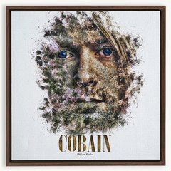 Kurt Cobain Ink Smudge Style Art Print