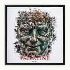 Ian McDiarmid as Palpatine Ink Smudge Style Art Print