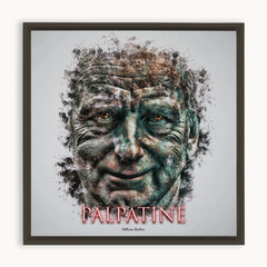 Ian McDiarmid as Palpatine Ink Smudge Style Art Print