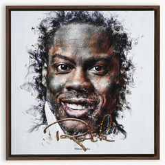 Chris Rock Ink Smudge Style Art Print