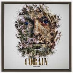 Kurt Cobain Ink Smudge Style Art Print