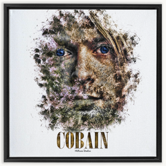 Kurt Cobain Ink Smudge Style Art Print