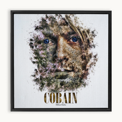 Kurt Cobain Ink Smudge Style Art Print