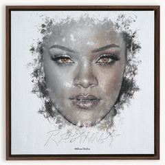 Rihanna Ink Smudge Style Art Print