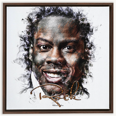 Chris Rock Ink Smudge Style Art Print