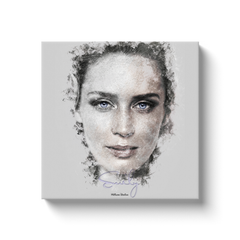 Emily Blunt Ink Smudge Style Art Print