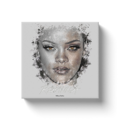 Rihanna Ink Smudge Style Art Print