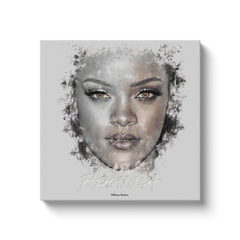Rihanna Ink Smudge Style Art Print