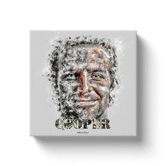 Bradley Cooper Ink Smudge Style Art Print