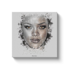 Rihanna Ink Smudge Style Art Print