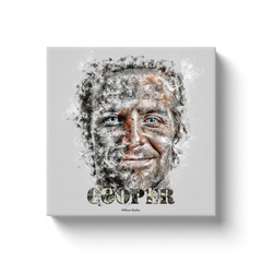 Bradley Cooper Ink Smudge Style Art Print