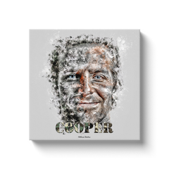 Bradley Cooper Ink Smudge Style Art Print