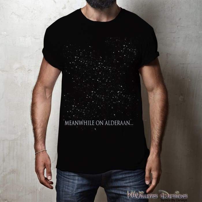 Meanwhile On Alderaan Mens Hanes T-Shirt