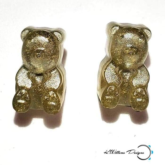 Gummy Bear Earrings - Gold