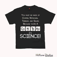 Its Science Mens Hanes T-Shirt - Black / S