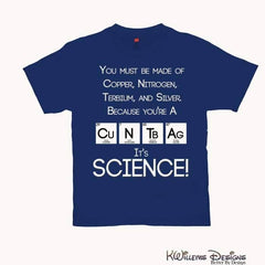 Its Science Mens Hanes T-Shirt - Deep Royal / S