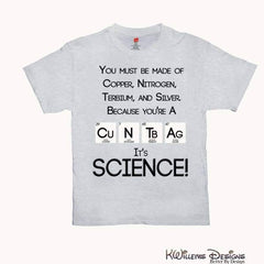 Its Science Mens Hanes T-Shirt - Grey / S