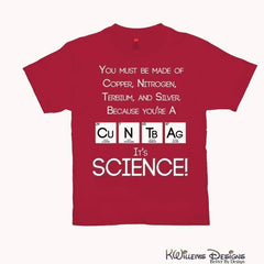 Its Science Mens Hanes T-Shirt - Red / S