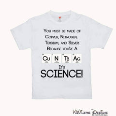 Its Science Mens Hanes T-Shirt - White / S