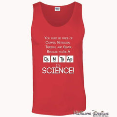 Its Science Mens Tank Top - Red / 2XL
