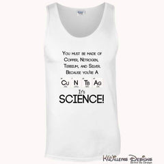 Its Science Mens Tank Top - White / L