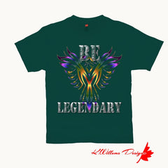 Be Legendary Mens T-Shirts - Deep Forest / Small (S)