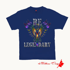 Be Legendary Mens T-Shirts - Deep Royal / Small (S)