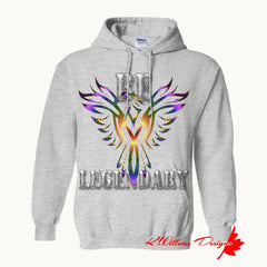 Be Legendary Unisex Hoodie - Ash Grey / Small (S)