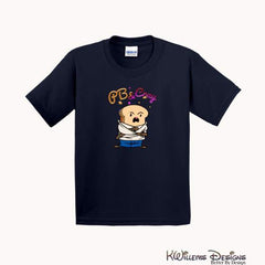 PB & Cray Youth T-Shirt - Navy / XS