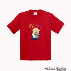 PB & Cray Youth T-Shirt - Red / XS