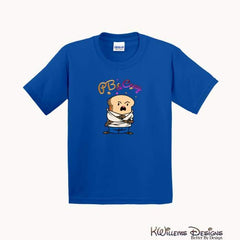 PB & Cray Youth T-Shirt - Royal Blue / XS