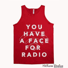 Radio Face Alstyle Unisex Tank - Red / Small (S)