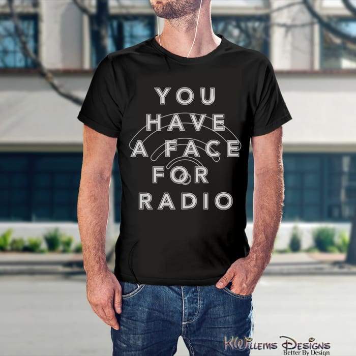 Radio Face Mens Hanes T-Shirt